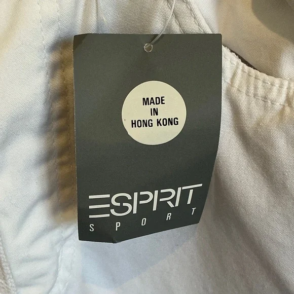 Vintage Esprit Sport White Pants NWT - Picture 2 of 9